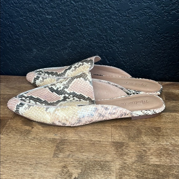 Madewell Women’s Snakeskin Patterned Mules Size 9.5 - Picture 4 of 5